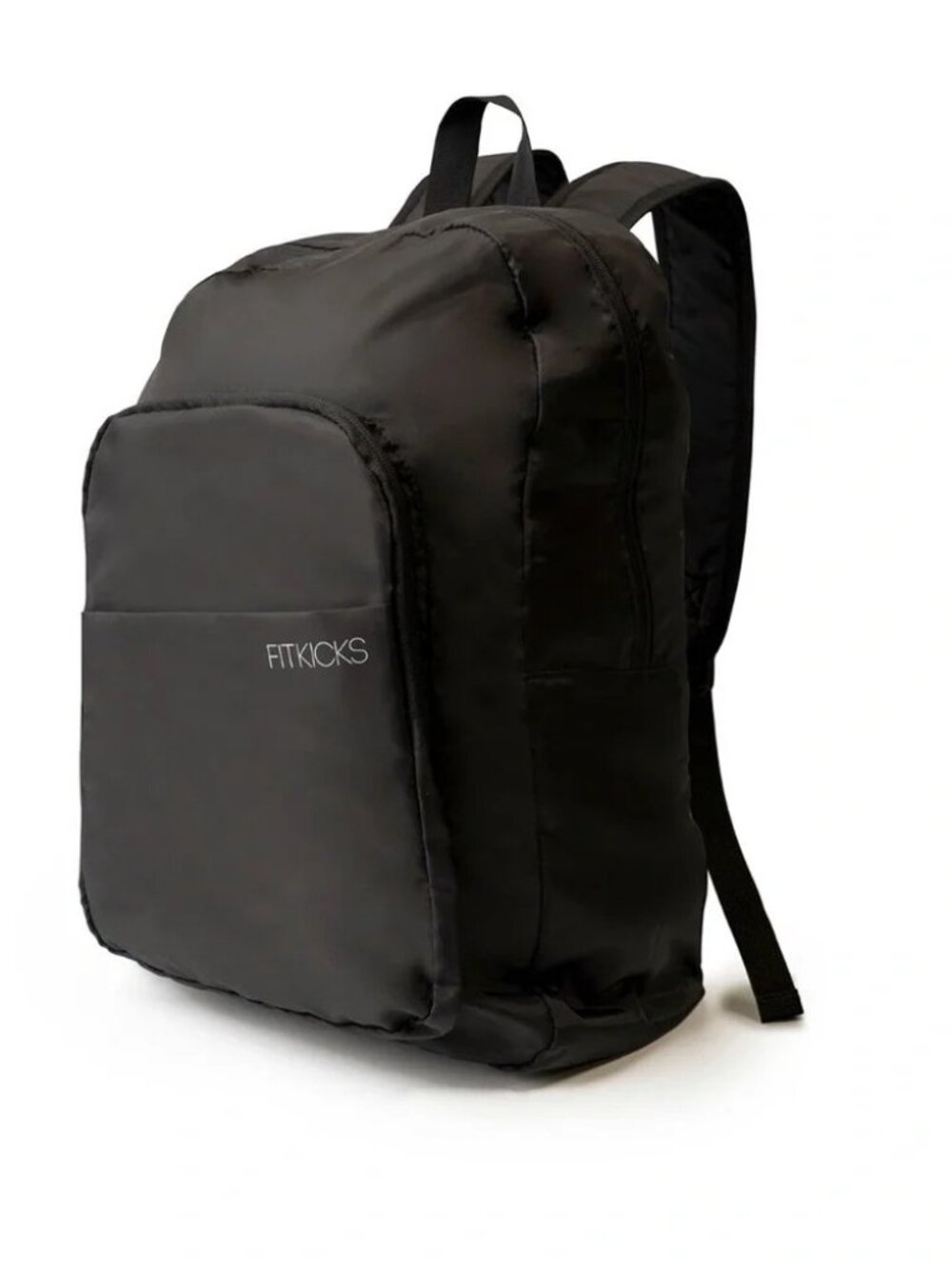 FITKICKS Black Hideaway Packable Backpack for Travel, Hiking, Shopping NWOT